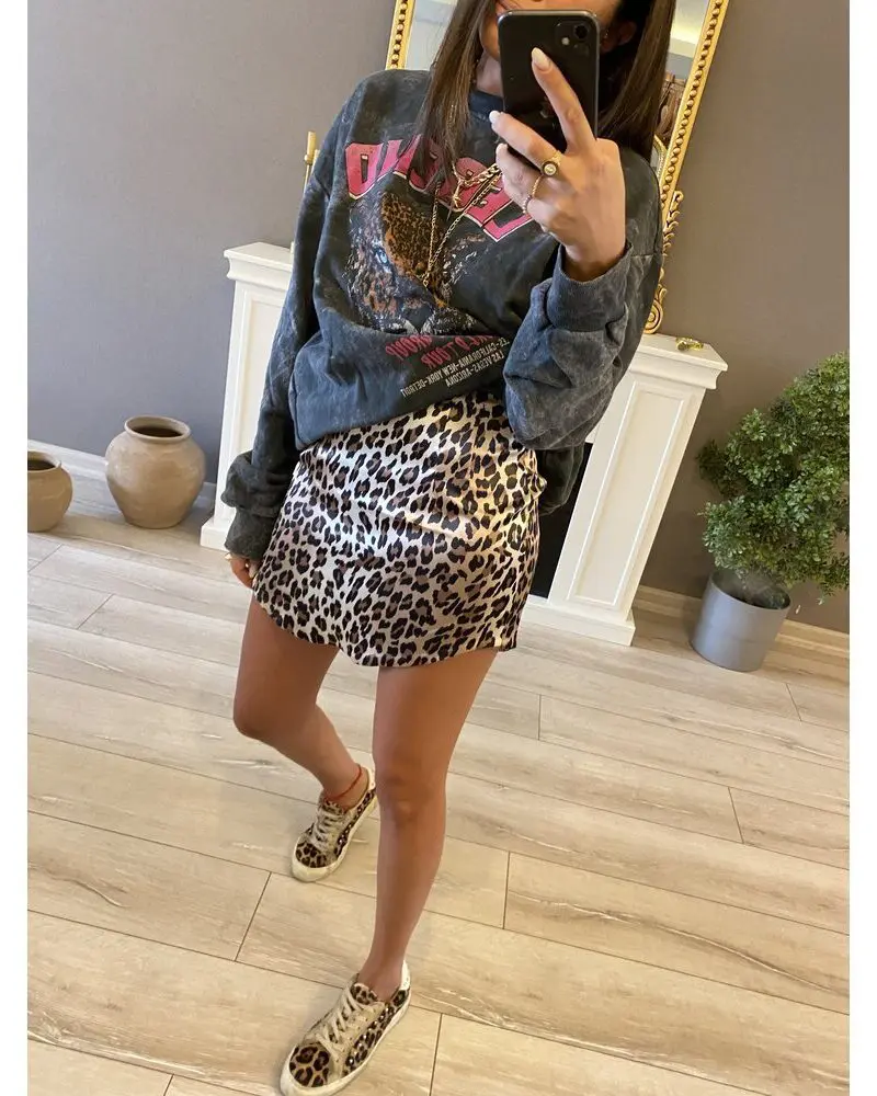 Leopard Skirt