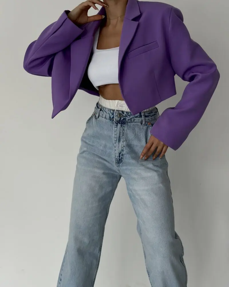 Violet Vogue Blazer
