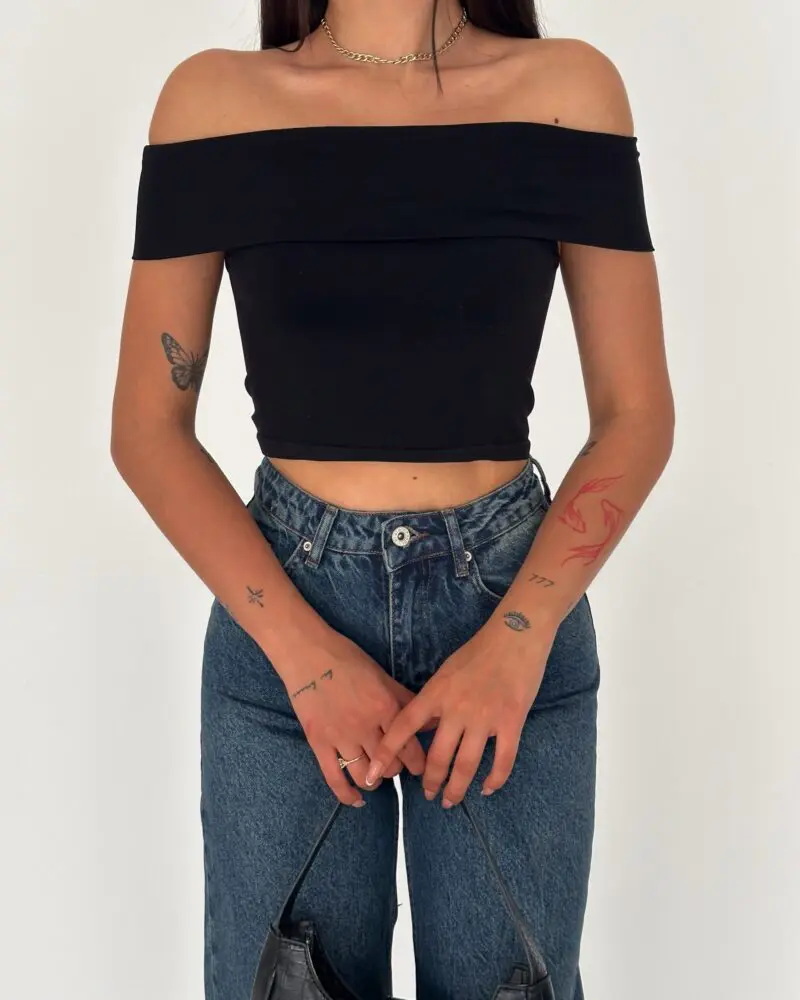 Allure Off-Shoulder Crop Top