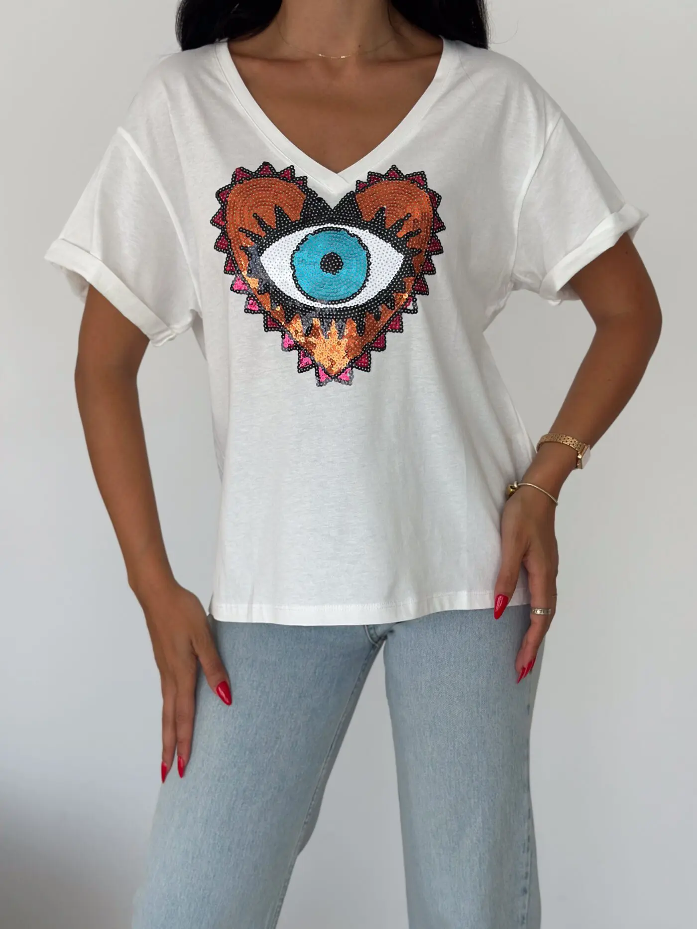 Guardian Heart Tee White