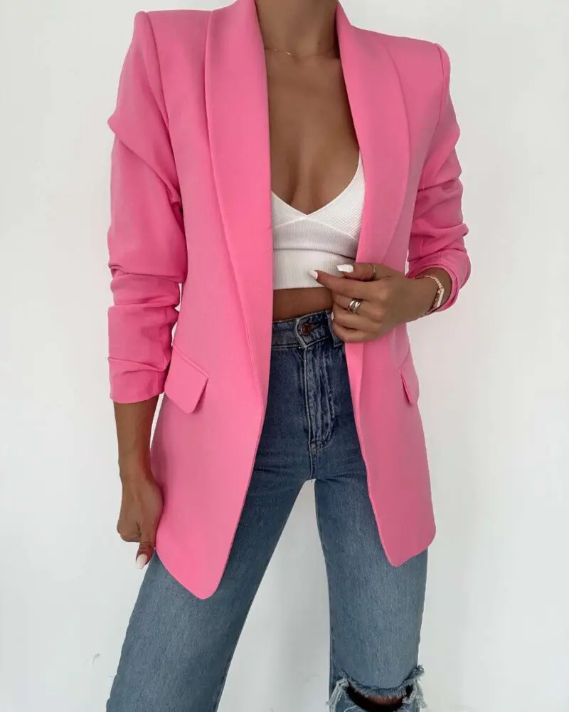 Everyday Blazer-Pink