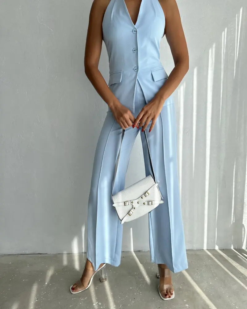 Azure Blue Women's Suit Set