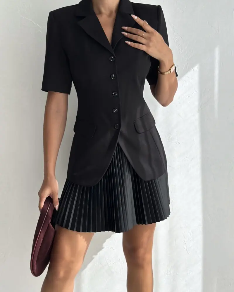 Power Play Edge Blazer - Black