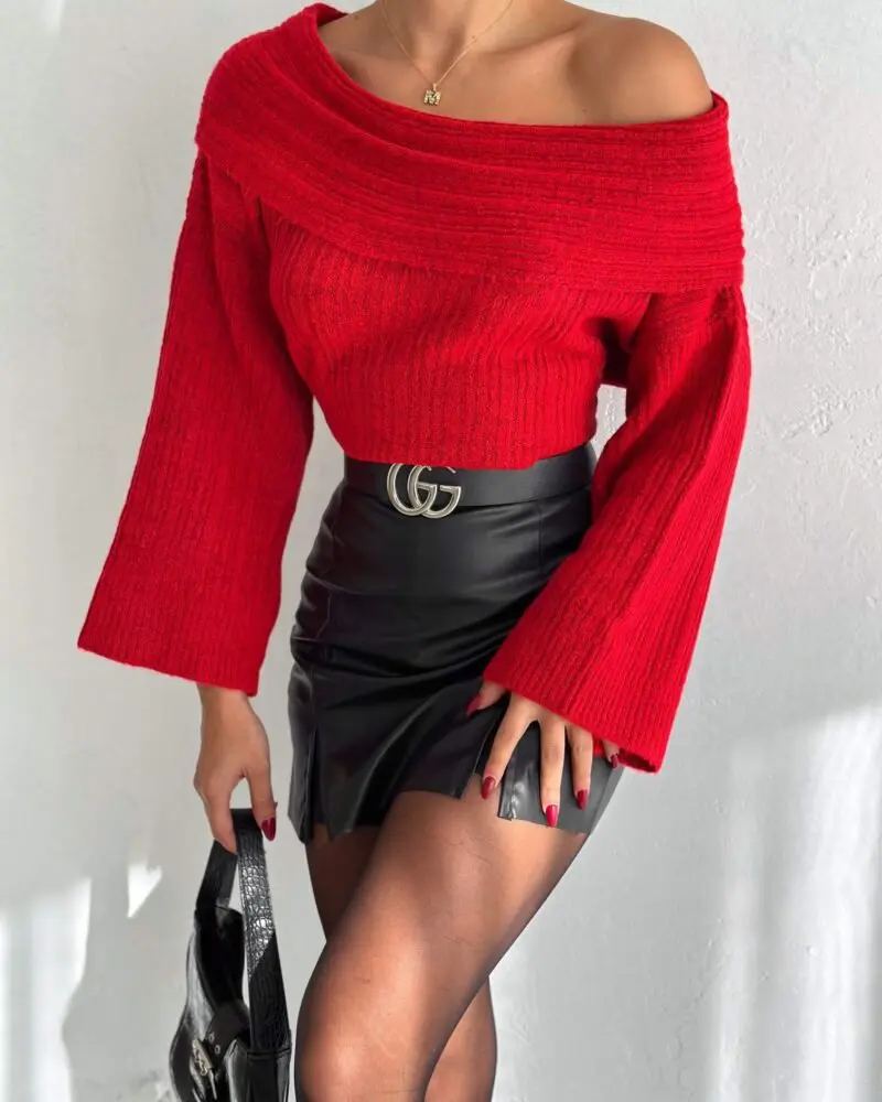 Scarlet Allure Off - Shoulder
