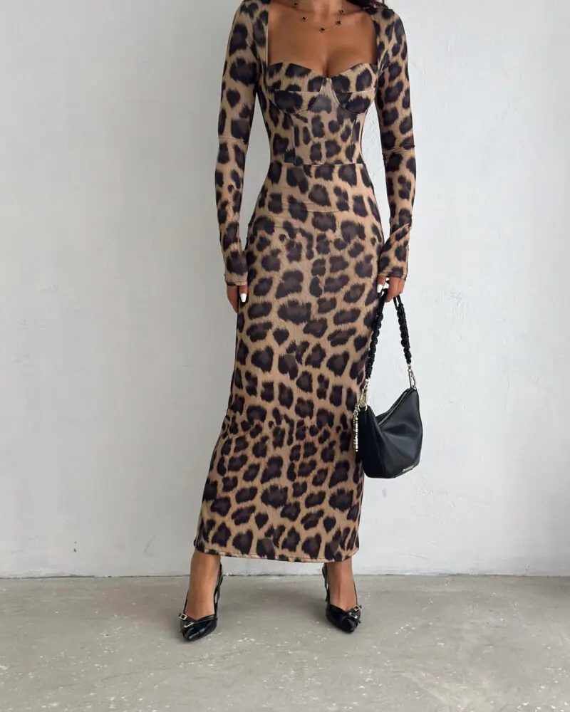 Leoperd Chic Dress