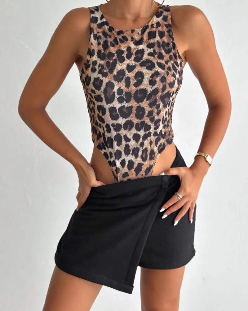 Leopard bodysuit