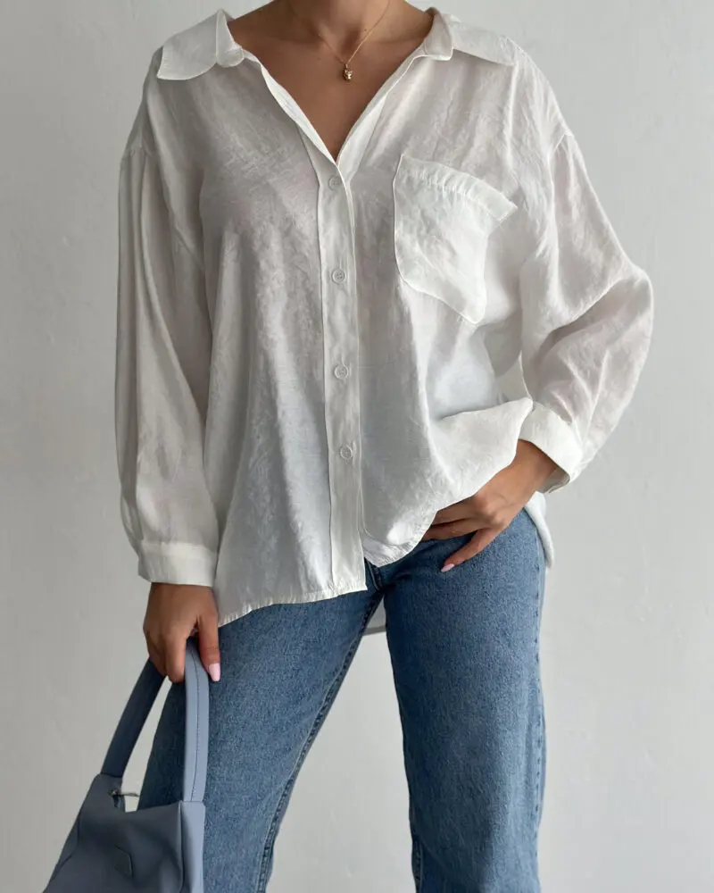 White Oversized Fabia
