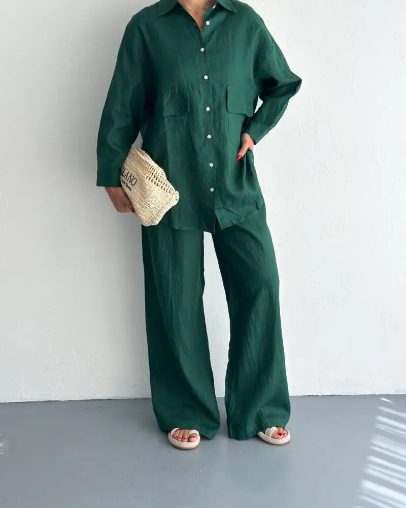 Linen Sands - Green