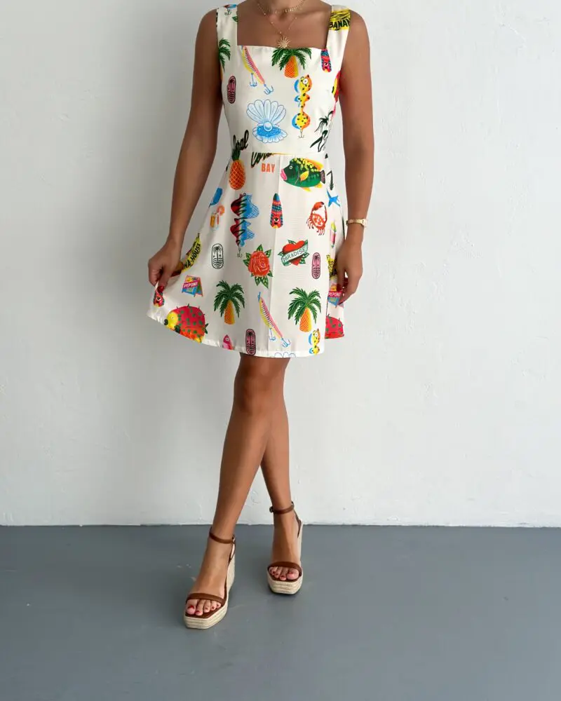 Tropical Mini Dress