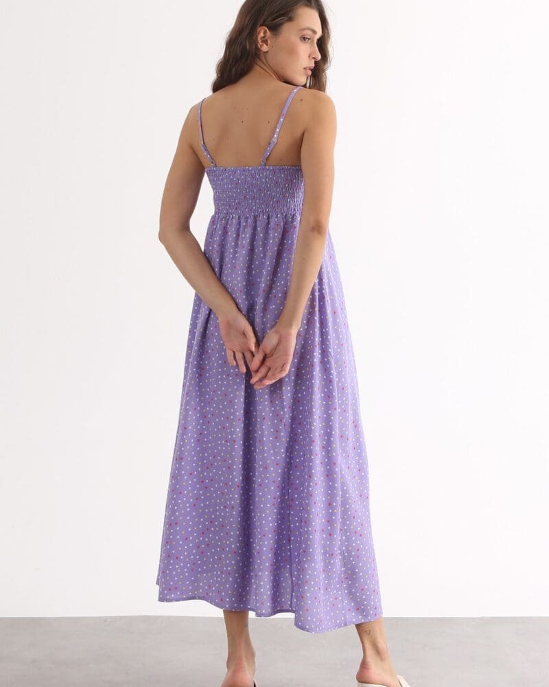 UNBOX Strap Dress-Purple