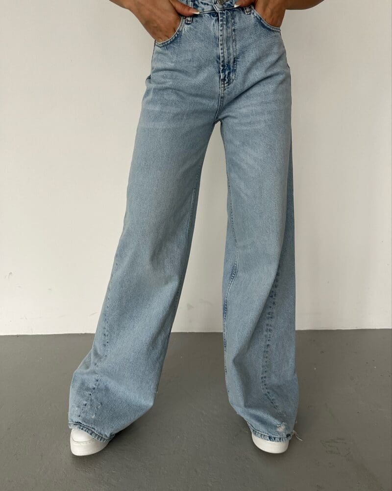 Sky High Wide-Leg Jeans