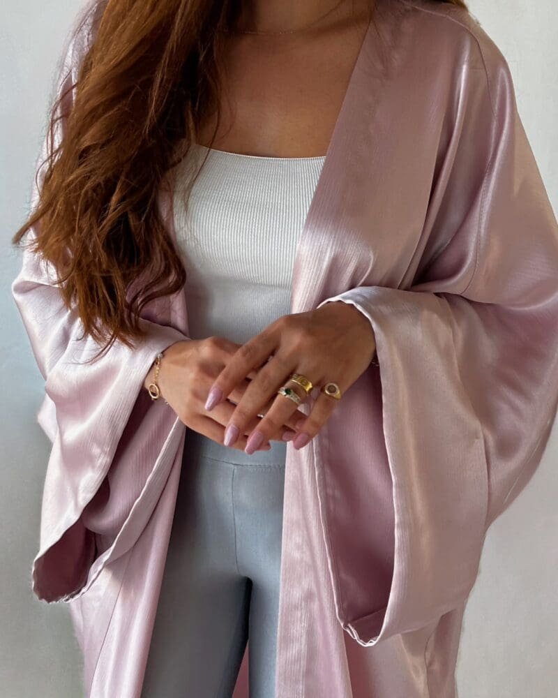UNBOX Original Abaya/Bisht-Dusty pink
