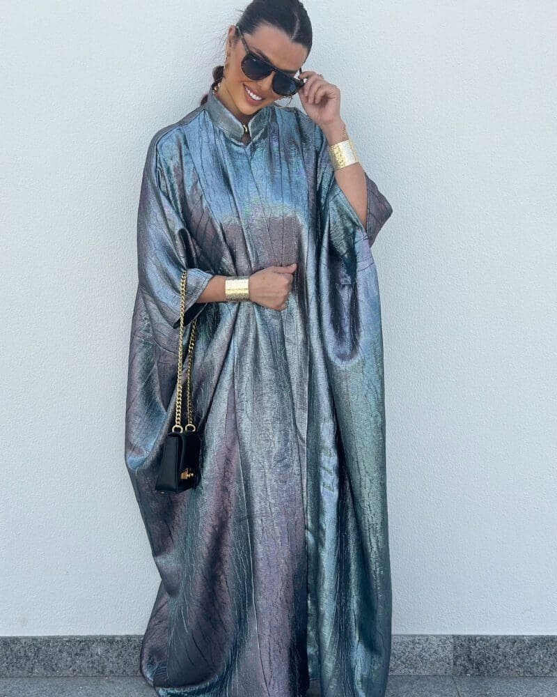 DXB (دبي) Abaya - Metallic