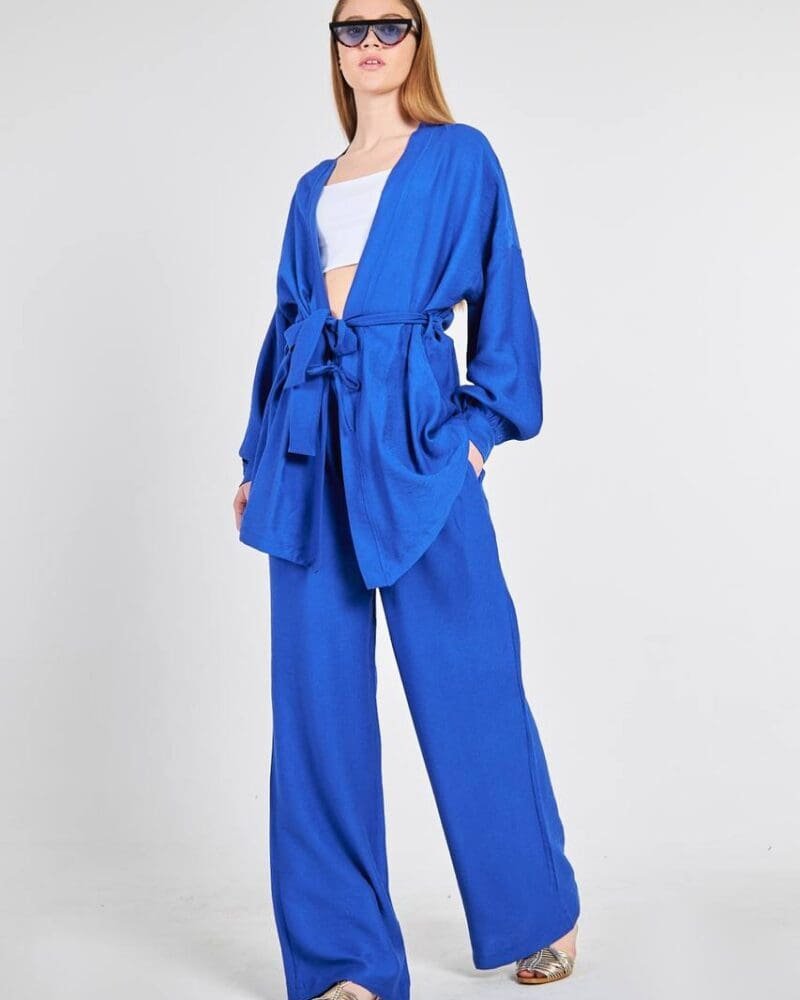 Belted Blue set trouser