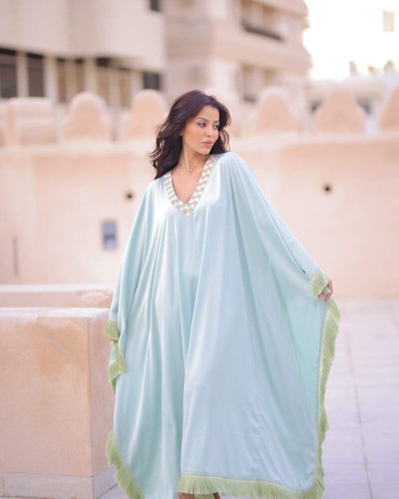 AlUla (العلا)  Kaftan - Pastel Green