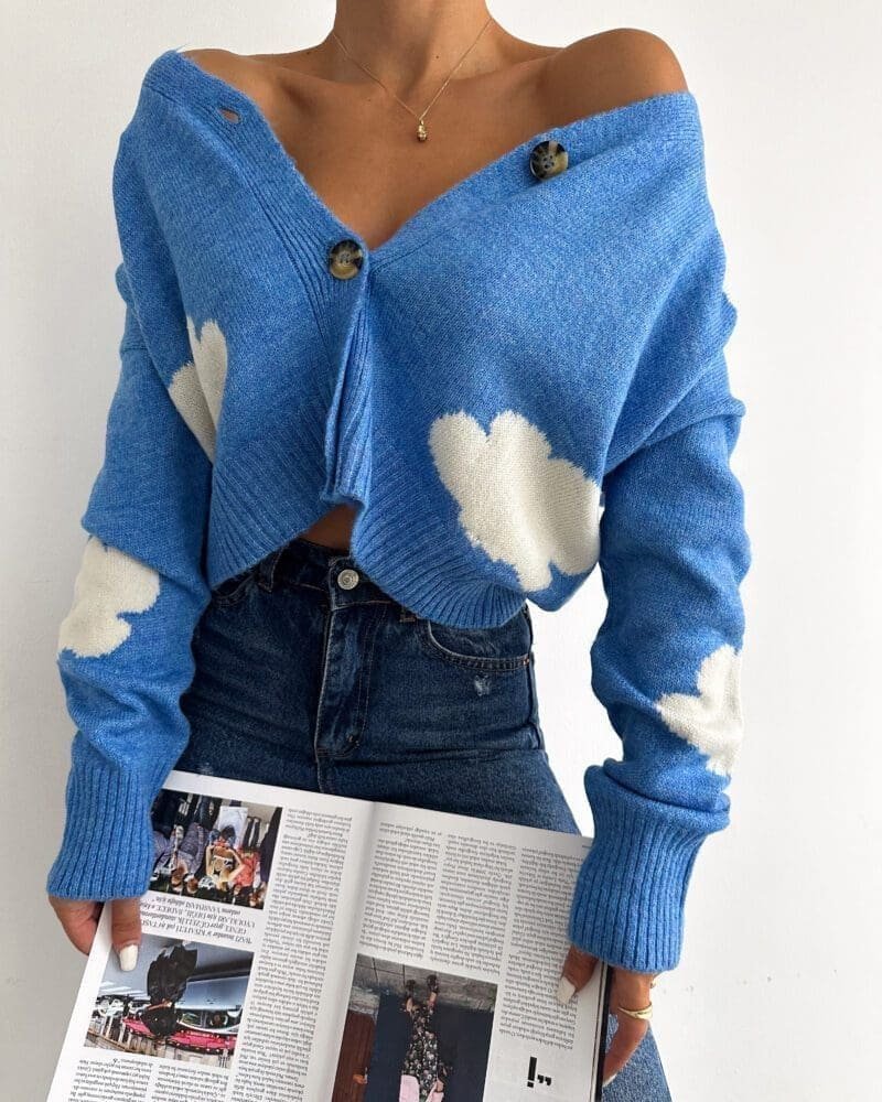 Whispering Clouds Cardigan | Royal