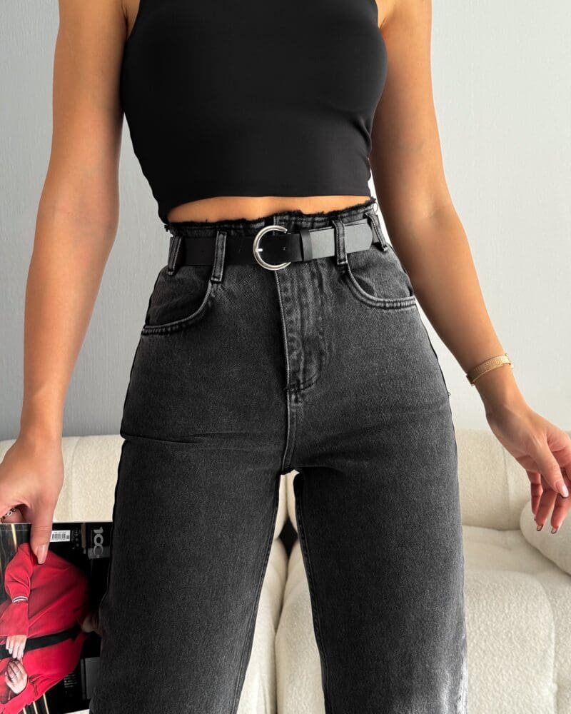 Black Jeans with Belt