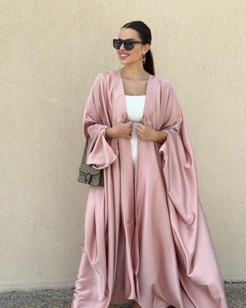 Yamama (يمامة) Abaya - Dusty Pink