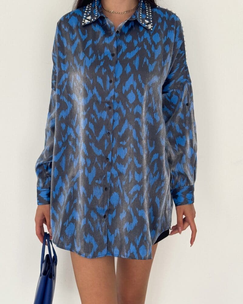 Ikat Blue Dreams Shirt