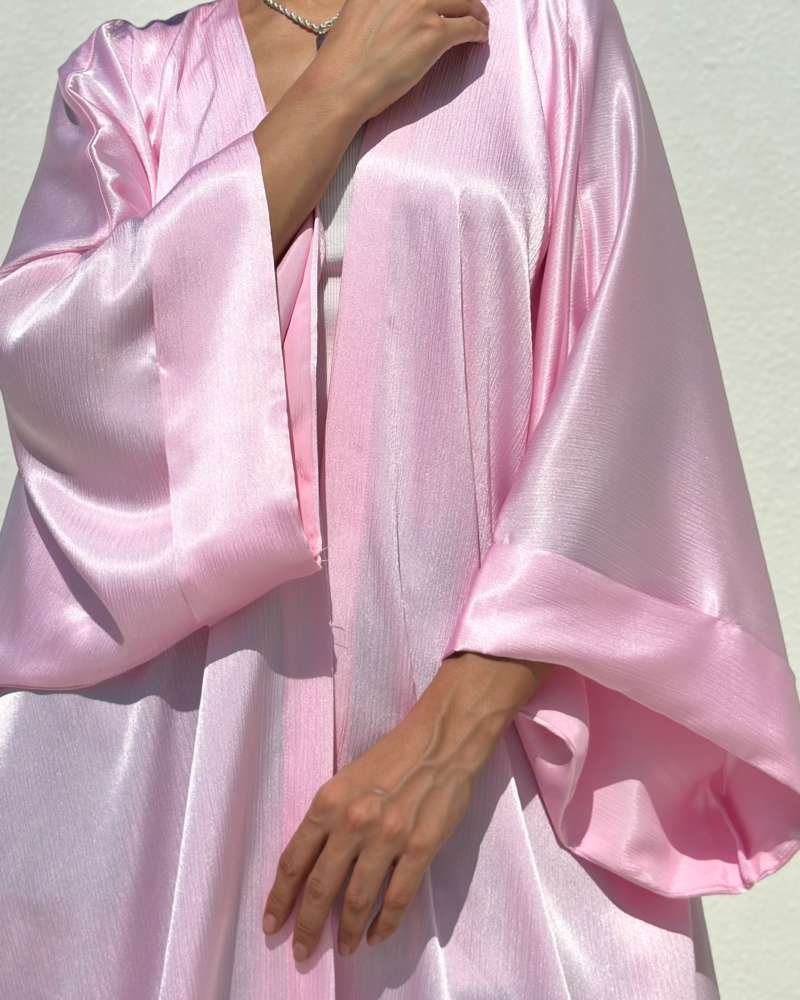 UNBOX Original Abaya/Bisht-Baby Pink