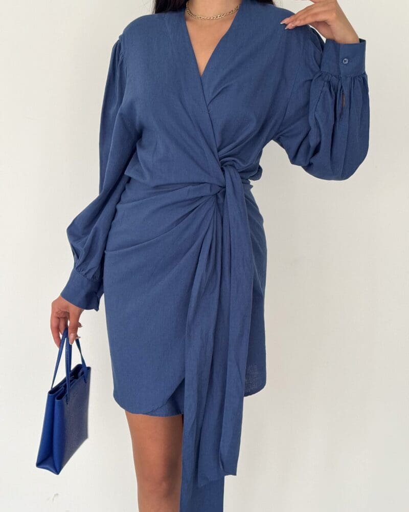 Ocean Breeze Wrap Dress