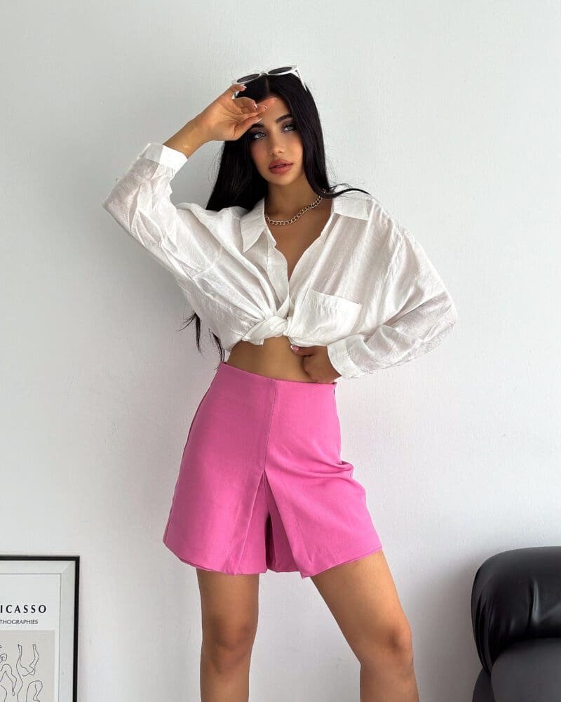 Pink Short-Skirt Fusion