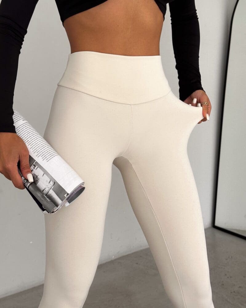 PureComfort Cotton Leggings - Beige