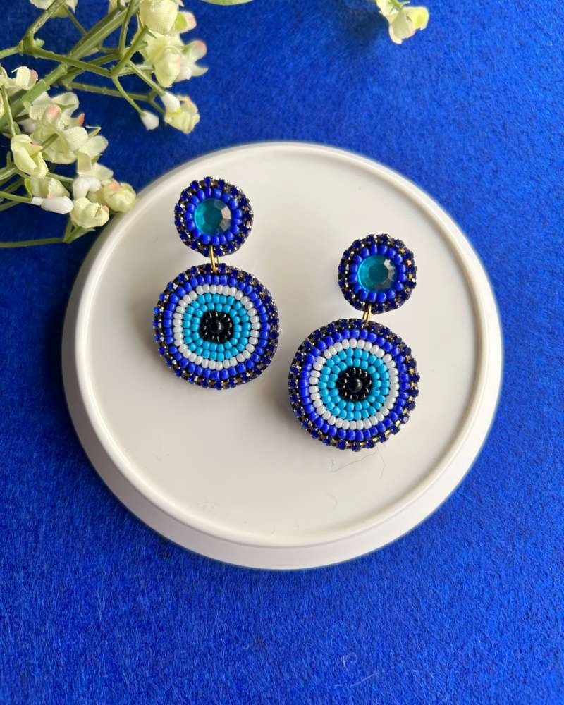 Mini Evil Eye Earrings