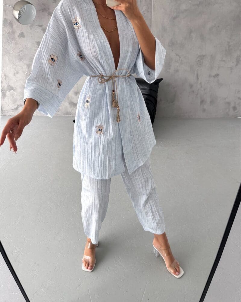 Eye-Conic Twin Set- Baby Blue