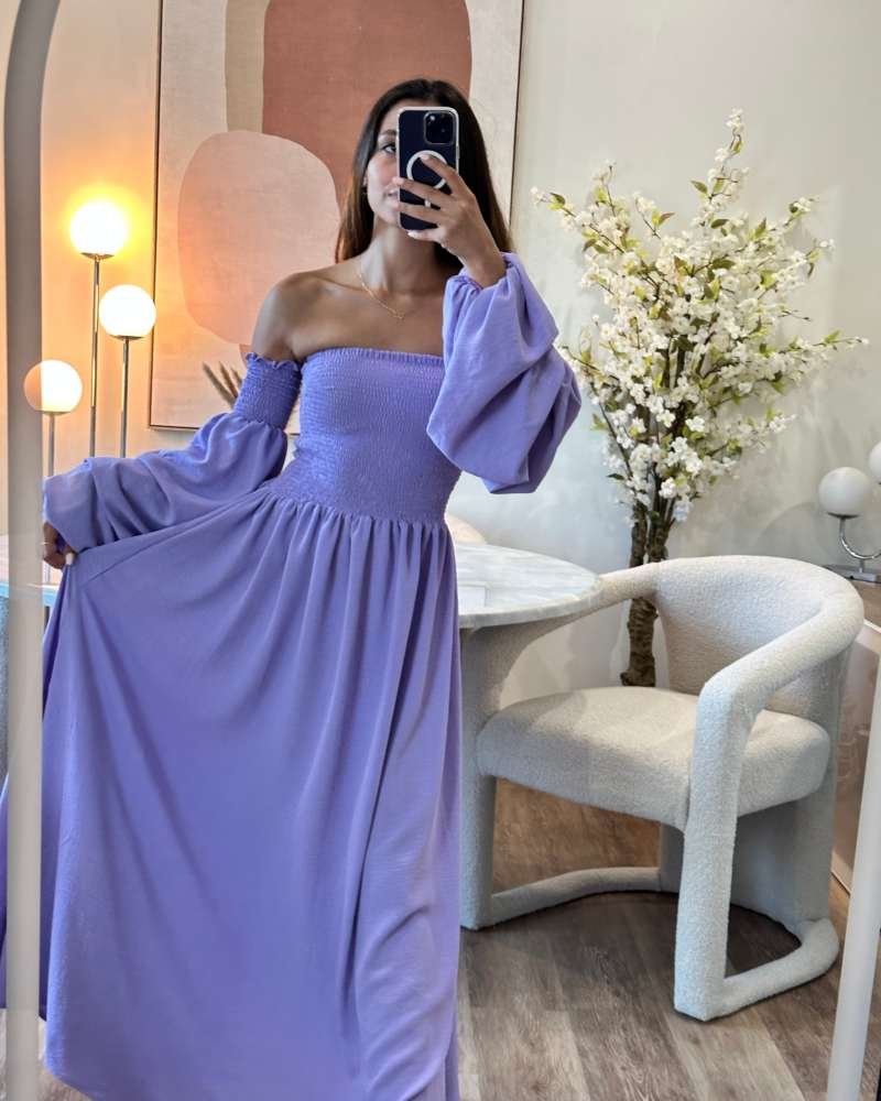 UNBOX Chic Sleeveless purple dress
