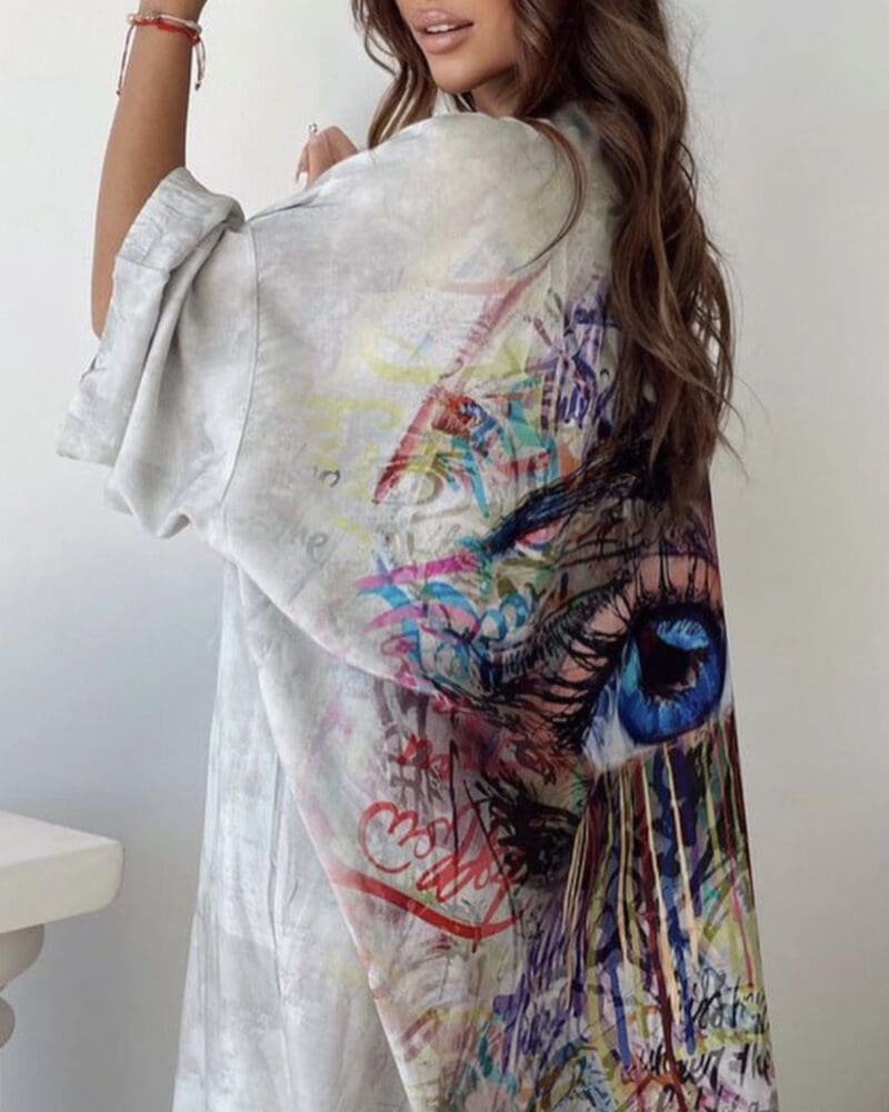 Eye Kimono - Free size