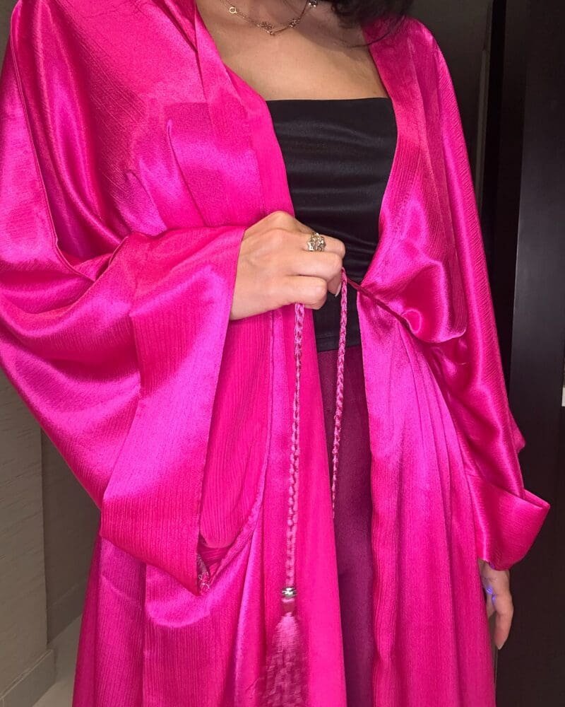 UNBOX Original Abaya/Bisht-Fuchsia