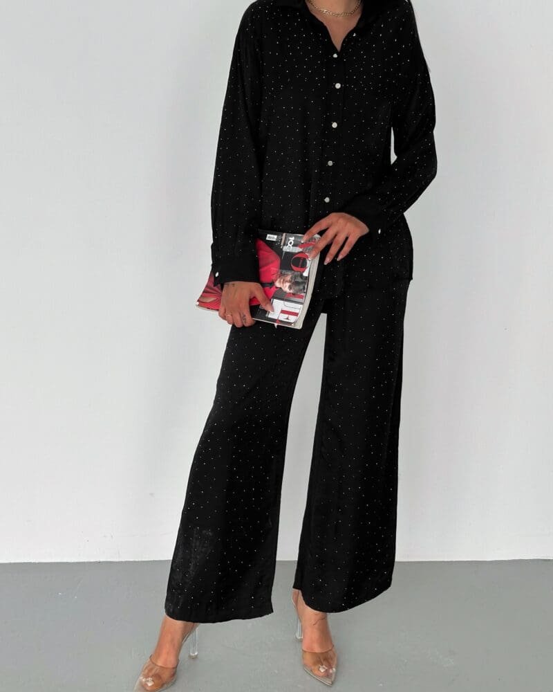 Sprinkle Loungewear Set-Black