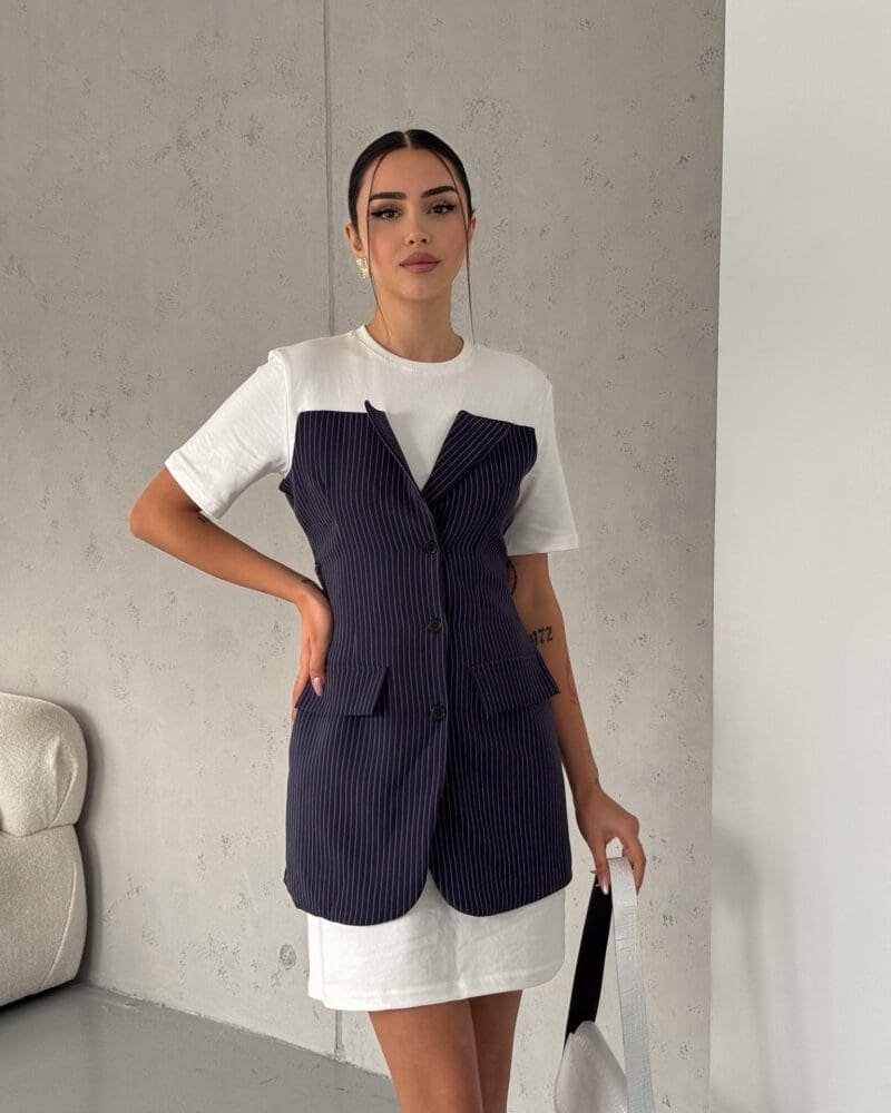 Pinafore Tee Dress