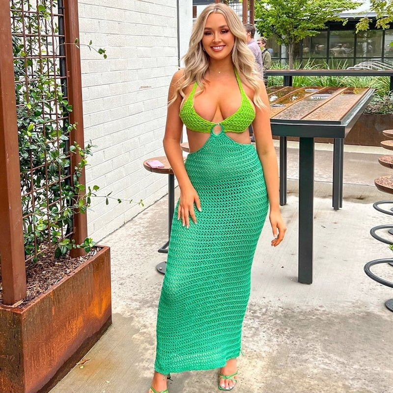 Palm Vert Dress