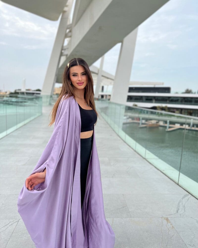 Yamama (يمامة) Abaya - Lilac