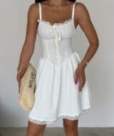 Elegant Simplicity White Dress
