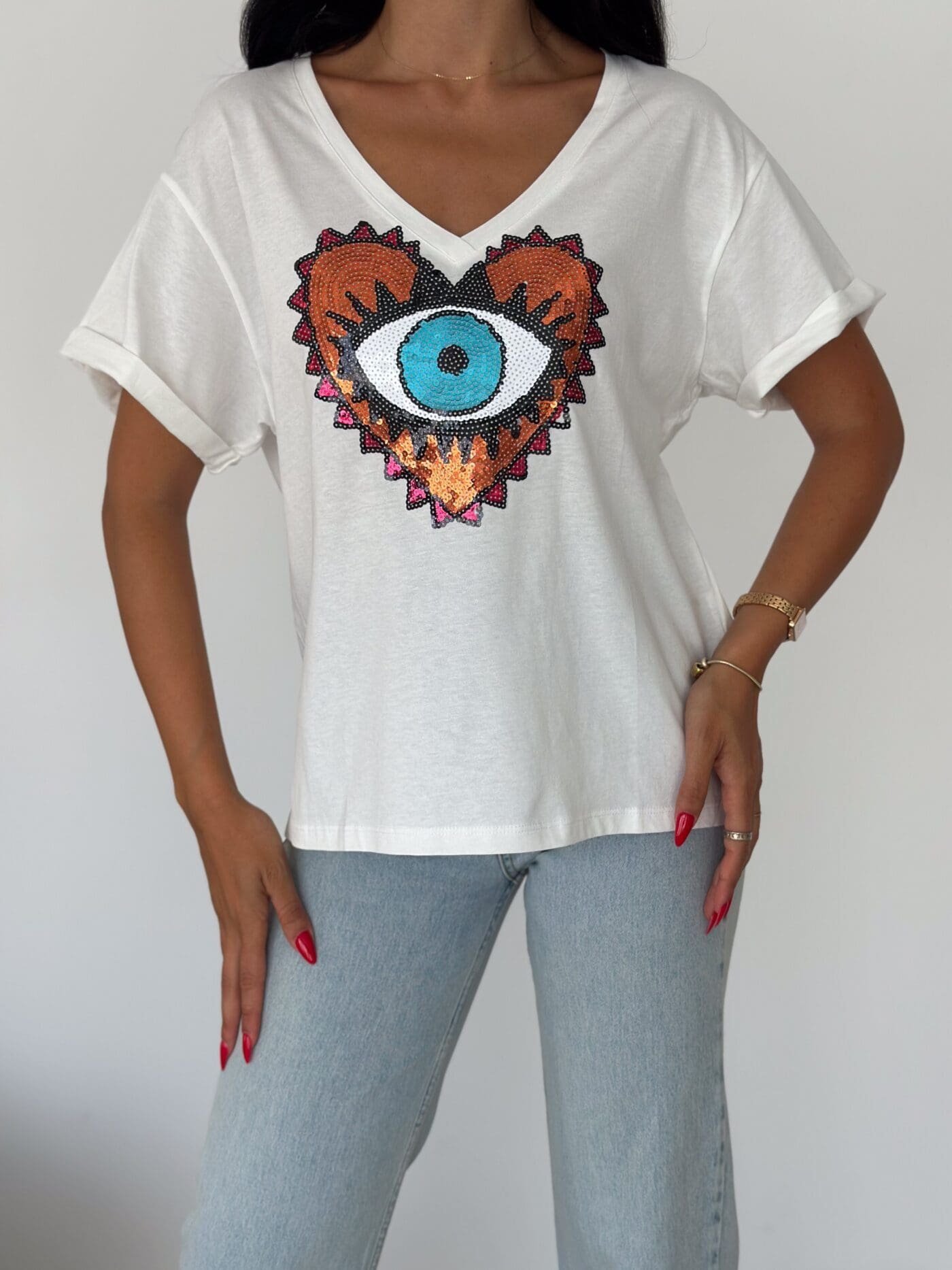 Guardian Heart Tee White