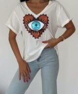 Guardian Heart Tee Grey