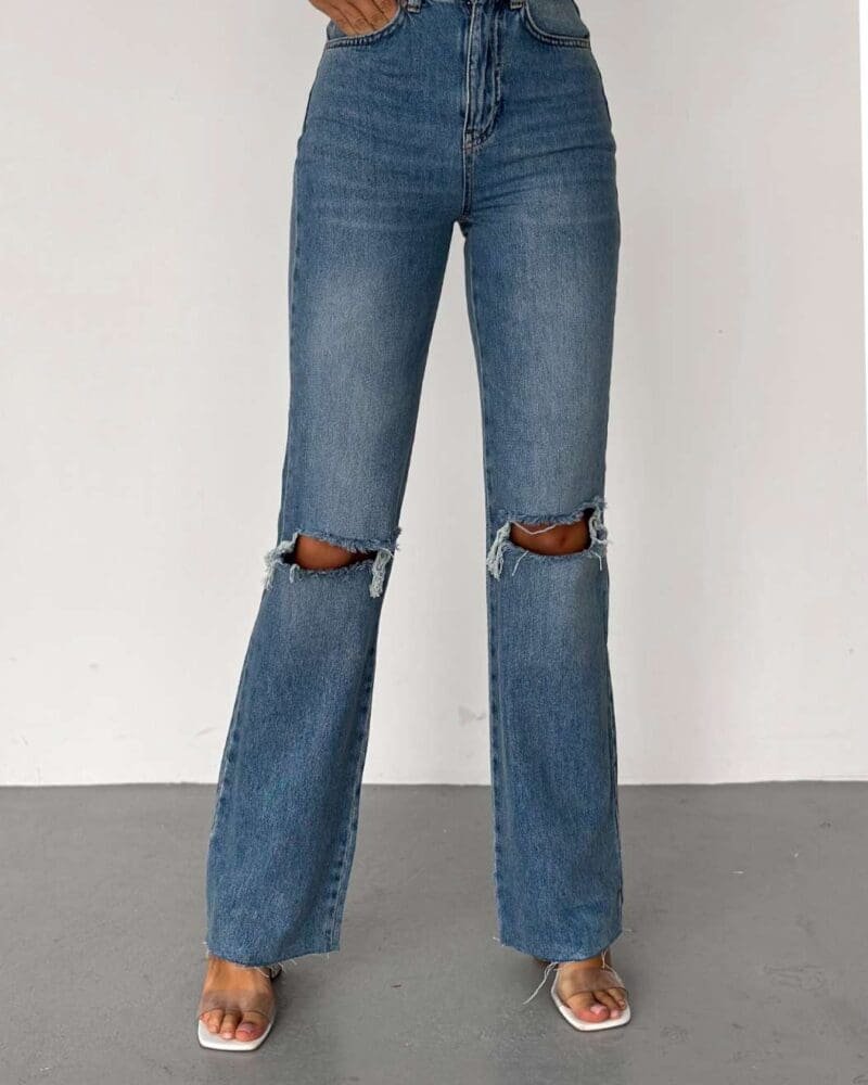 Edgy High-Waist Jeans