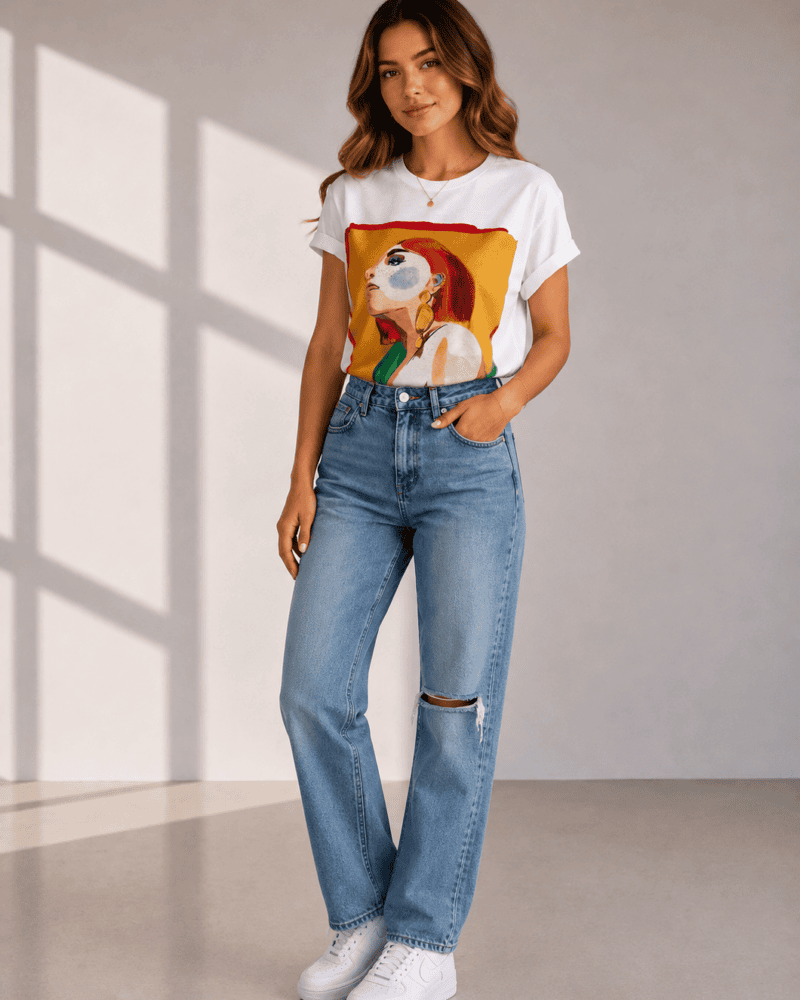 Vibrant Face Tee