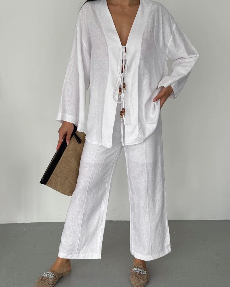 Serene Linen Leisure Set