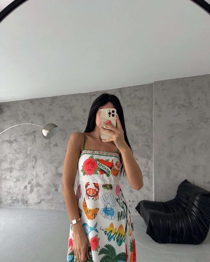 Tropical Paradise Midi Dress