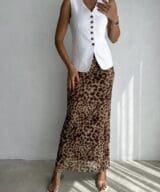 Savannah Print Skirt