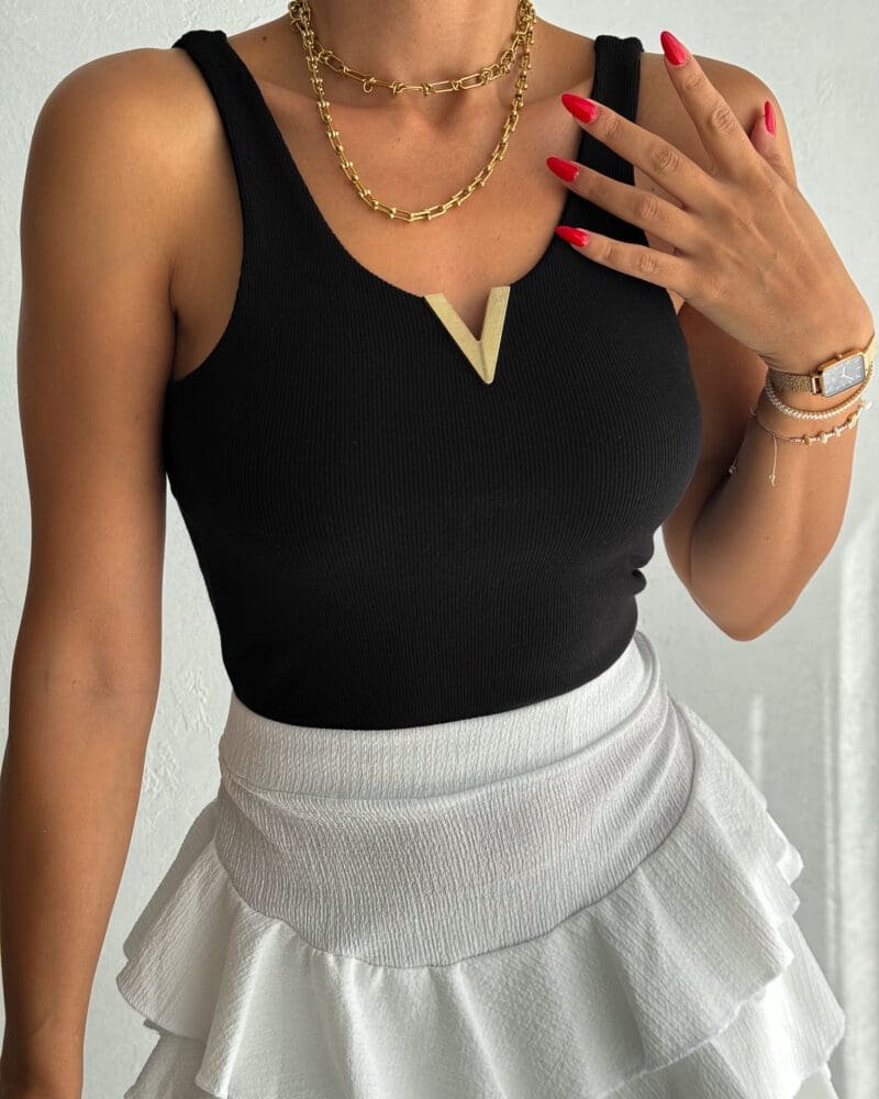 Onyx Allure Top