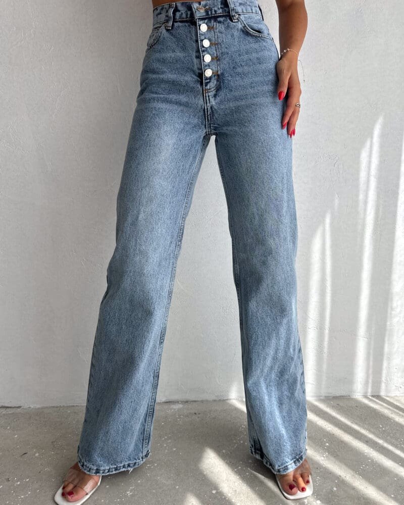 Buttoned Babe Jeans