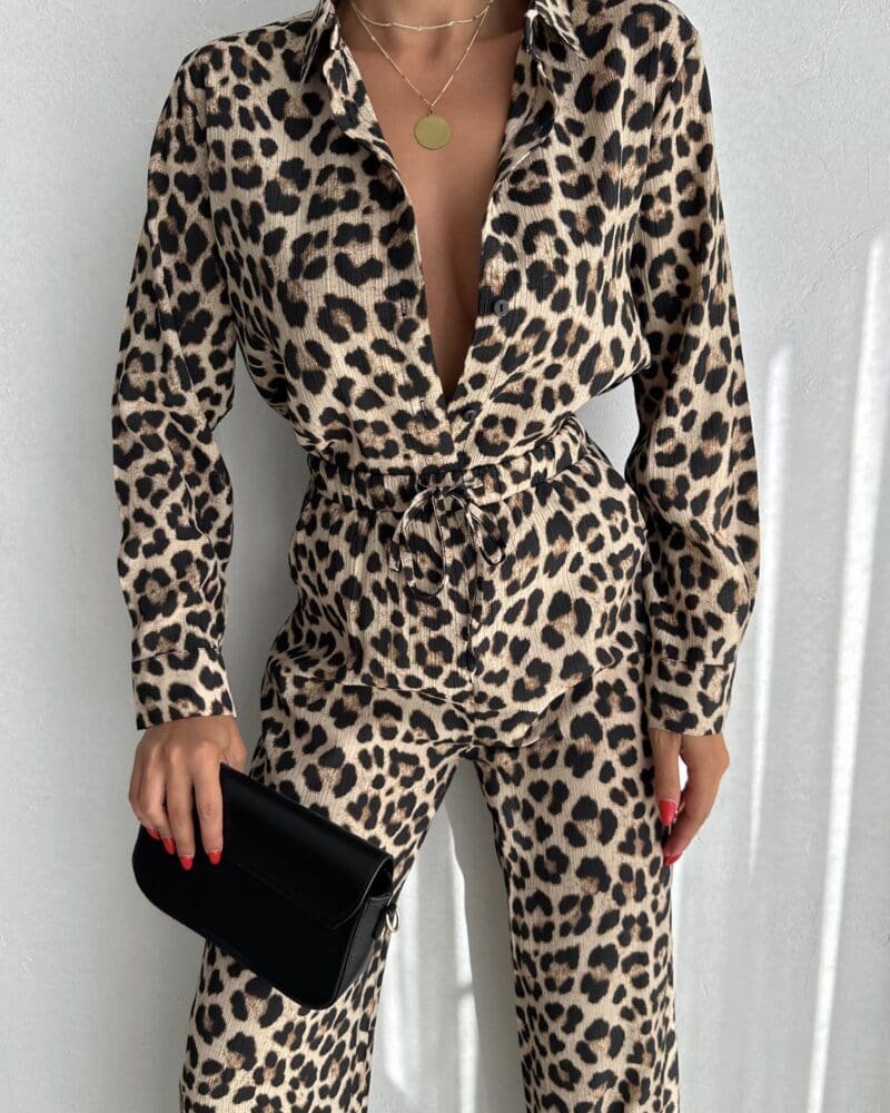 Leopard Print Savanna Suit