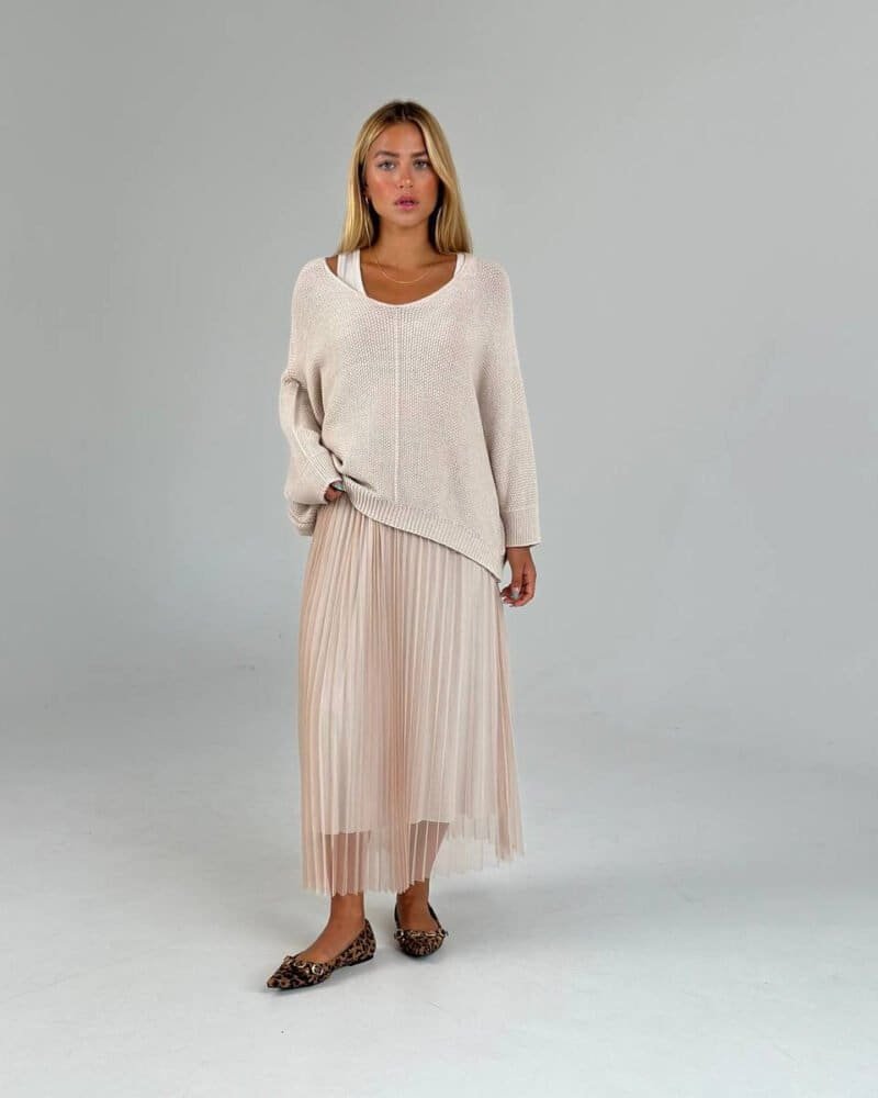Luxe Beige Layers Set - Made in Italy