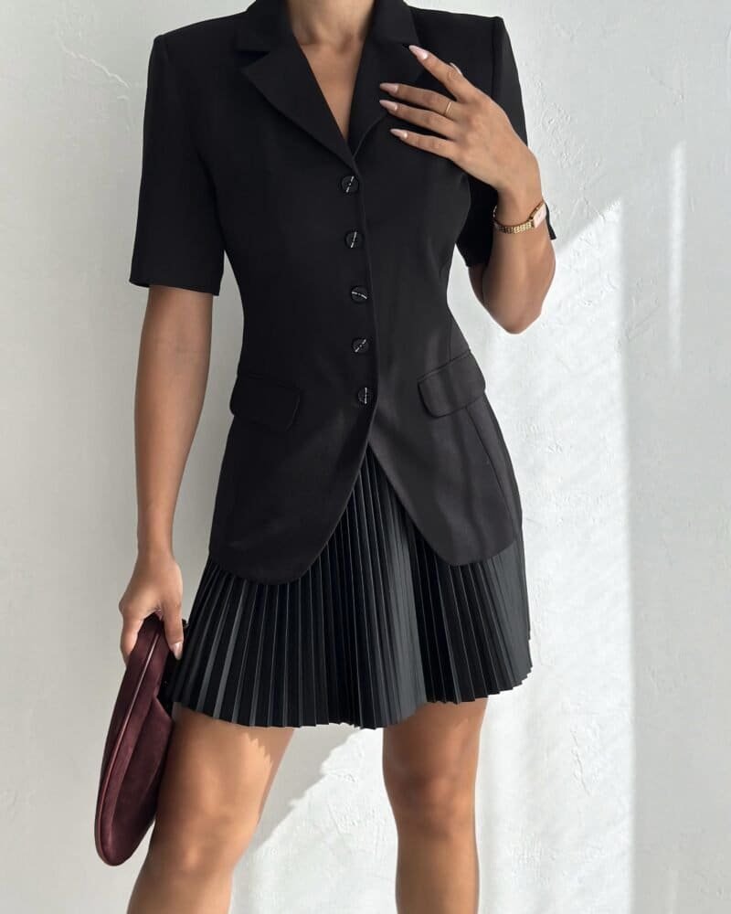 Power Play Edge Blazer - Black