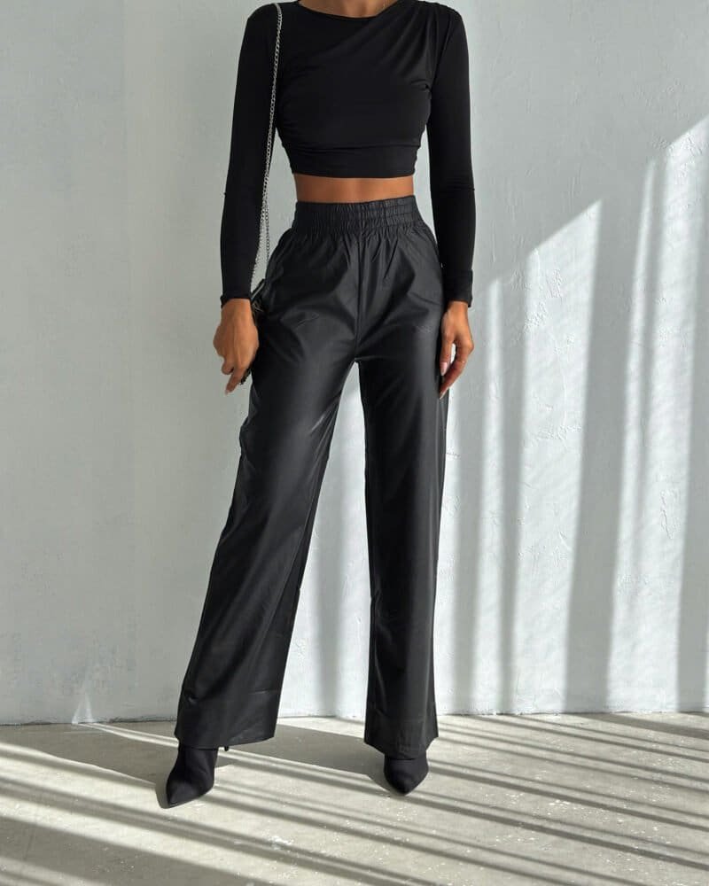 Sleek Leather Pants